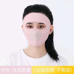 Summer Full Face Ice Silk Sunscreen for Women Outdoor Dustproof UV Proof Breathable Sun Mask Yiwu Wholesale