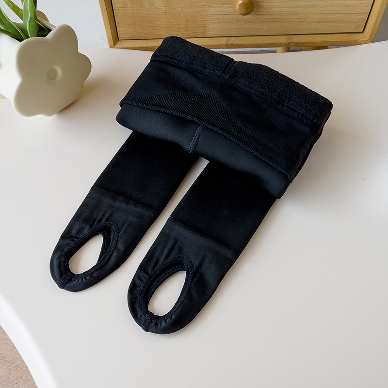 Luz de agua cálida ropa exterior para niños que toca fondo pantimedias de baile Luz de invierno para niños artefacto de pierna ligera forrada de vellón