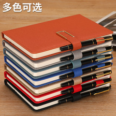 Wholesale A5 Notebooks, Simple Buckle Business Leather-Faced Creative Advertorial Notebooks Exquisite Gift Box Set