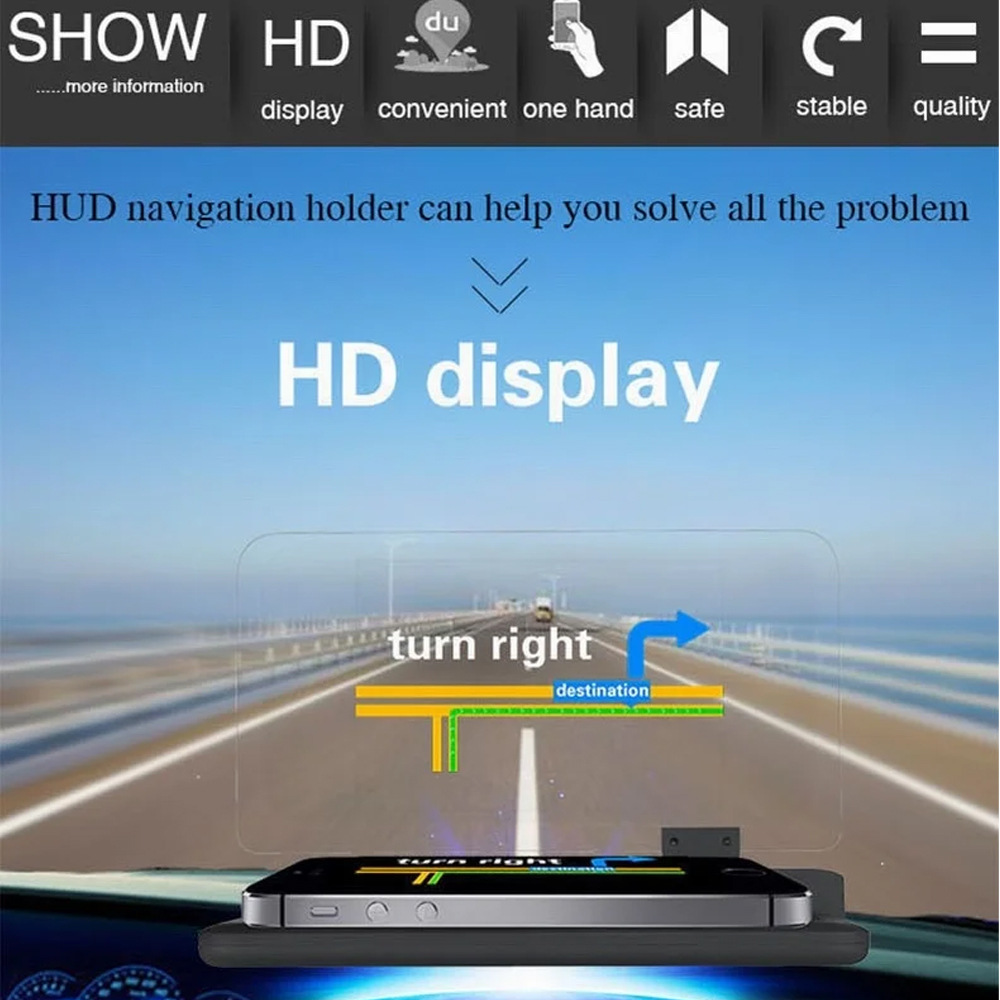 Car Head-Up Display H6 Mobile Phone & Hud Holder Head-Up Display Standard Bracket