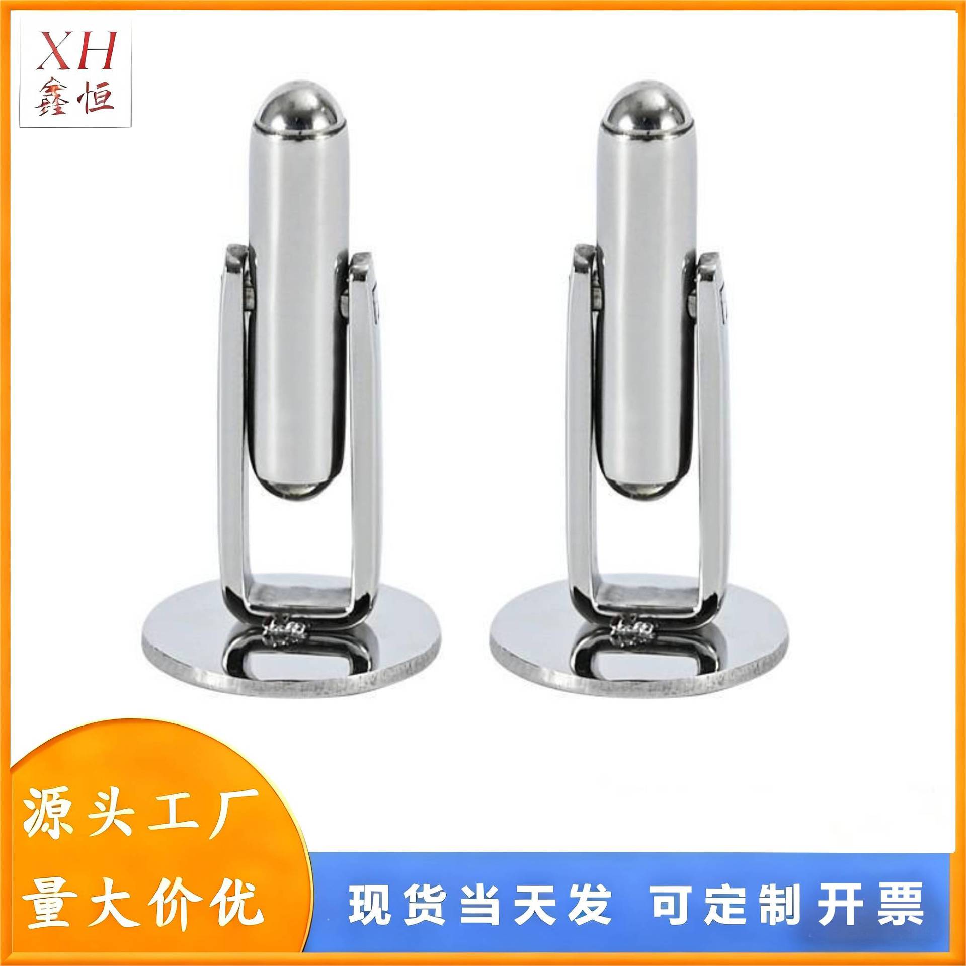 Stainless Steel Cufflinks with Fine Polishing + Round Base for Gemstone Setting, Wholesale Geometric Cufflinks from Manufacturer