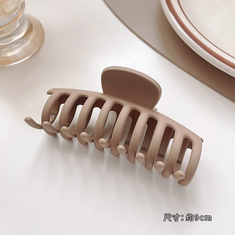 ミルク茶色のフロストクリップの大きい花のヘアピン少女の後頭部のヘアピン|undefined