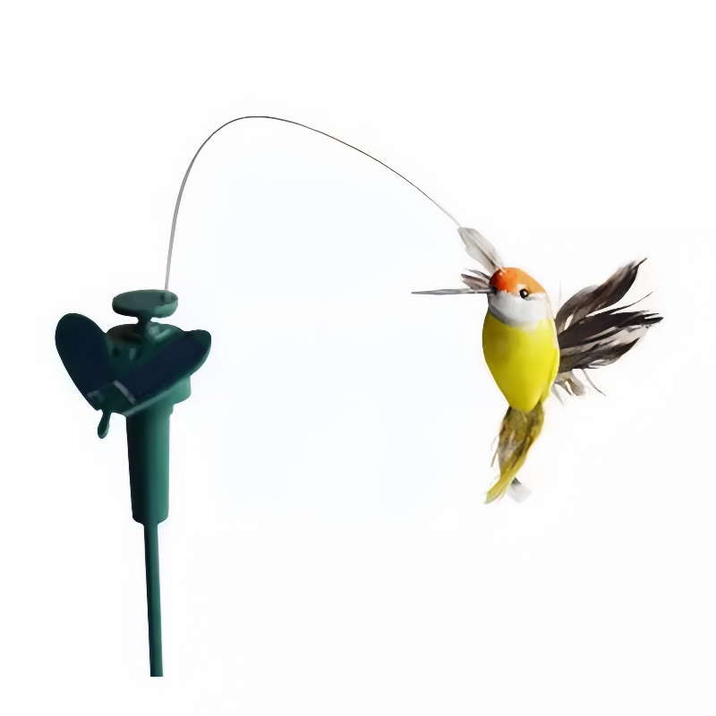 Solar Hummingbird Artificial Feather Bird Gardening Pastoral Decoration Props Cross-Border Electric Flying Butterfly Hummingbird Solar Hummingbird Artificial Feather Bird Gardening Pastoral Decoration Props Cross-Border Electric Flying Butterfly Hummingbird