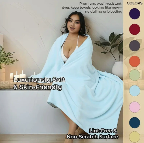 Быстросохнущее пляжное полотенце, банное полотенце + полотенце, набор из 4 полотенец