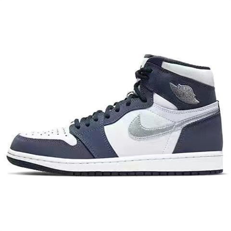 AJ1 ハイトップバスケットボールシューズカジュアルスニーカースポーツシューズ aj 男女兼用シューズ aj インバーカー煙灰パンダ黒と白の黒曜石|undefined