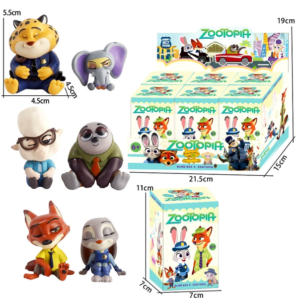 6 types of Zootopia-Squinting-Finished Box