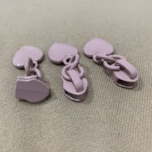 锌合金尼龙5号金属拉链头 5号包包拉片拉牌心形金属拉链扣拉头