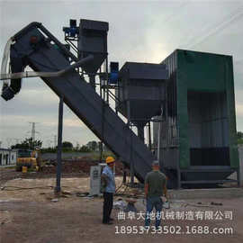 铁路水泥灰集装箱卸灰机图片 石灰石粉翻箱拆箱机 厂家报价