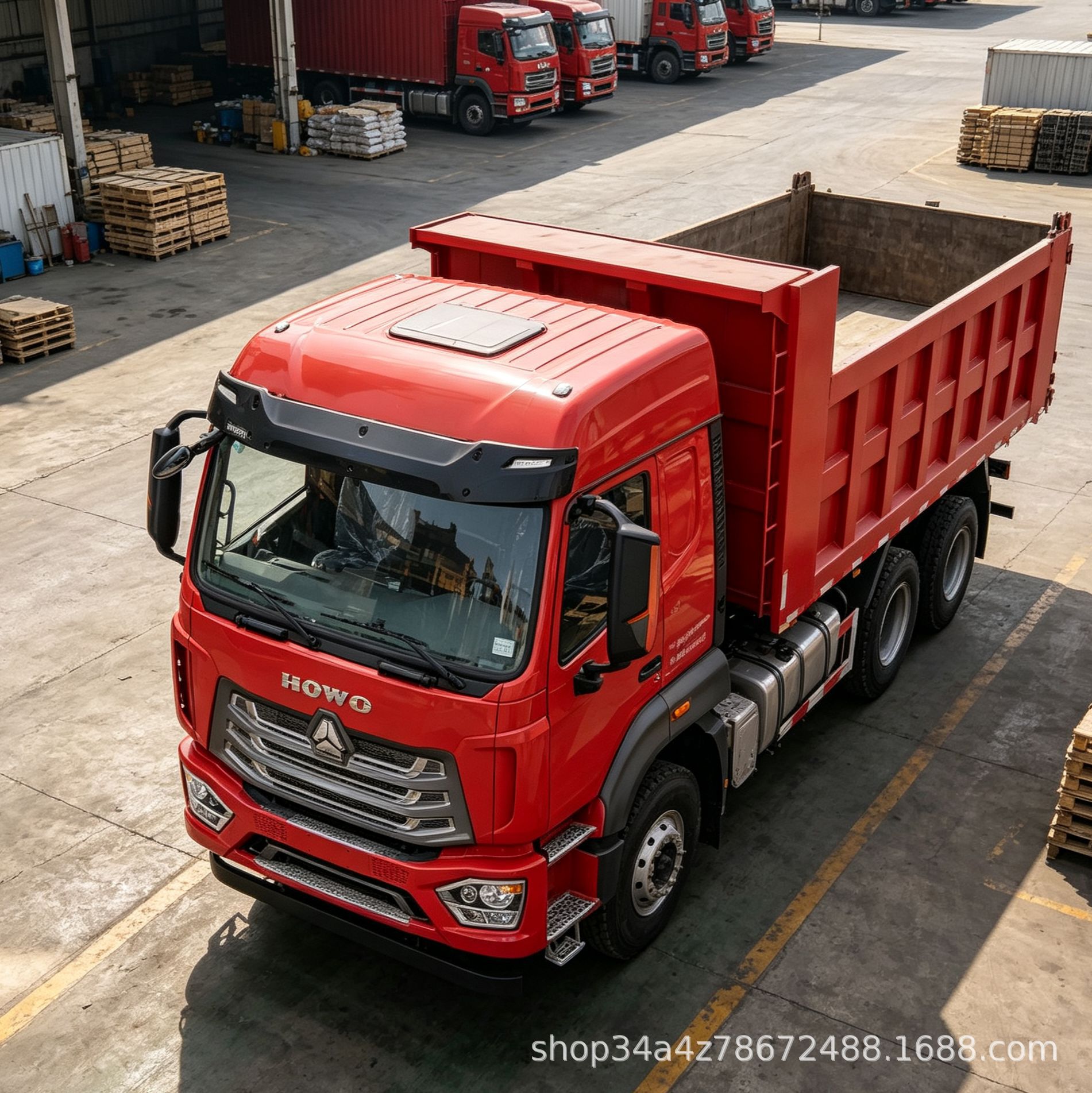 Foreign Trade Supply of African Howo Nx6X4 Dump Trucks, Howo 8*4 Dump Trucks, Rear Eight-Wheel Dump Trucks, Heavy-Duty Dump Trucks