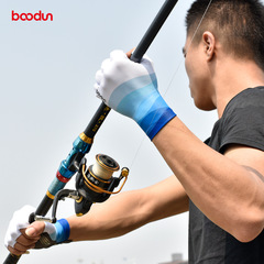 BOODUN/Boton wholesale new spring and summer outdoor fishing gloves, leaky finger silicone anti-slip lure gloves wholesale