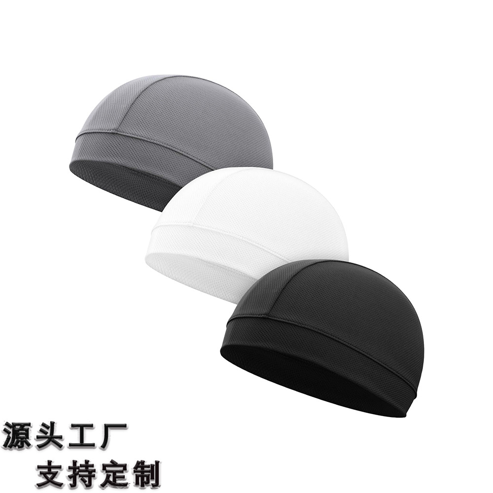 Cycling Cap Summer Mesh Melon Skin Windproof Sun Protection Hat Outdoor Sports Headgear Bicycle Motorcycle Liner