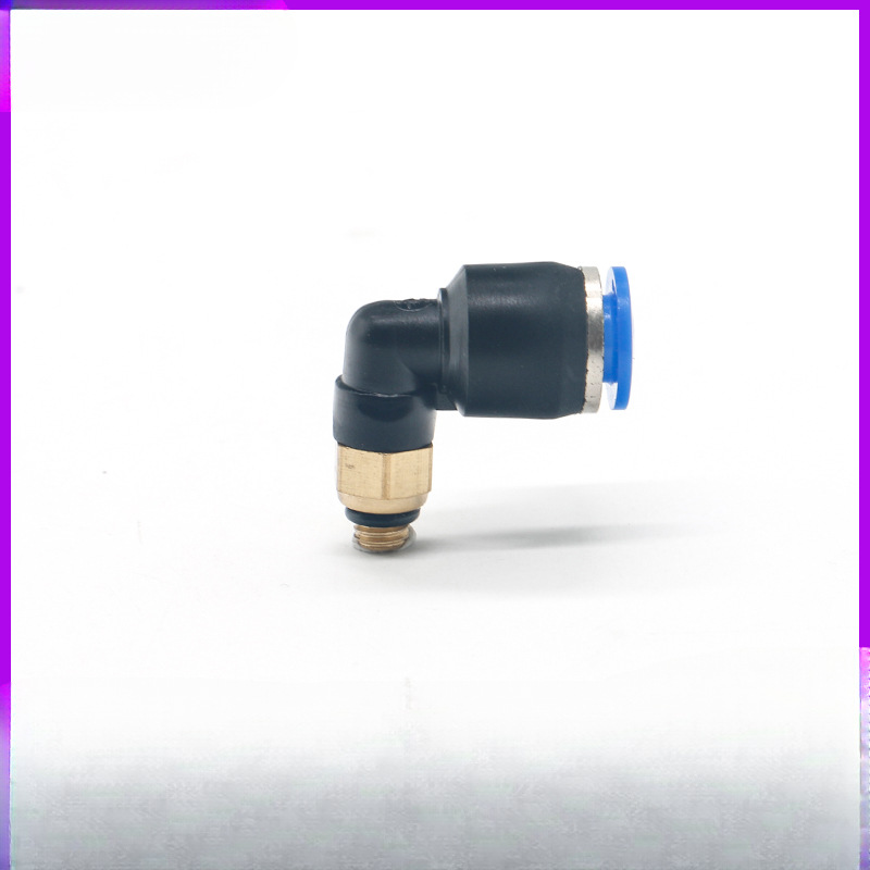 气管快速接头外螺纹弯头PL4-M5 6-01 PL8-02 10-03 12-04 16-04