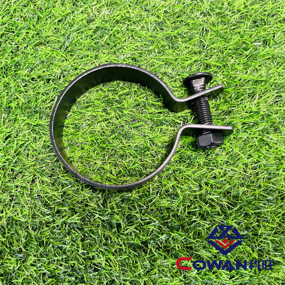 Accesorios de hardware de malla de valla de eslabones de cadena, accesorios de barandilla, tapón de poste, clip Brace Band se exporta a América del Norte y Oriente Medio