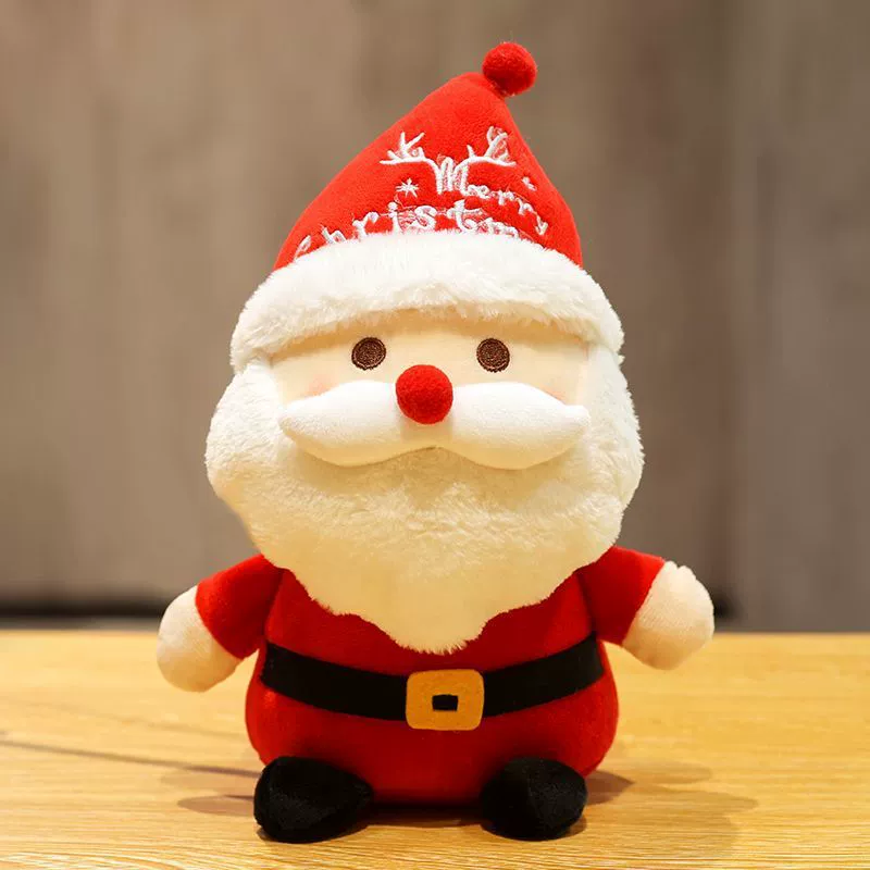 Санта-Клаус плюшевая игрушка кукла лося тряпичная кукла рождественский подарок для девочек
