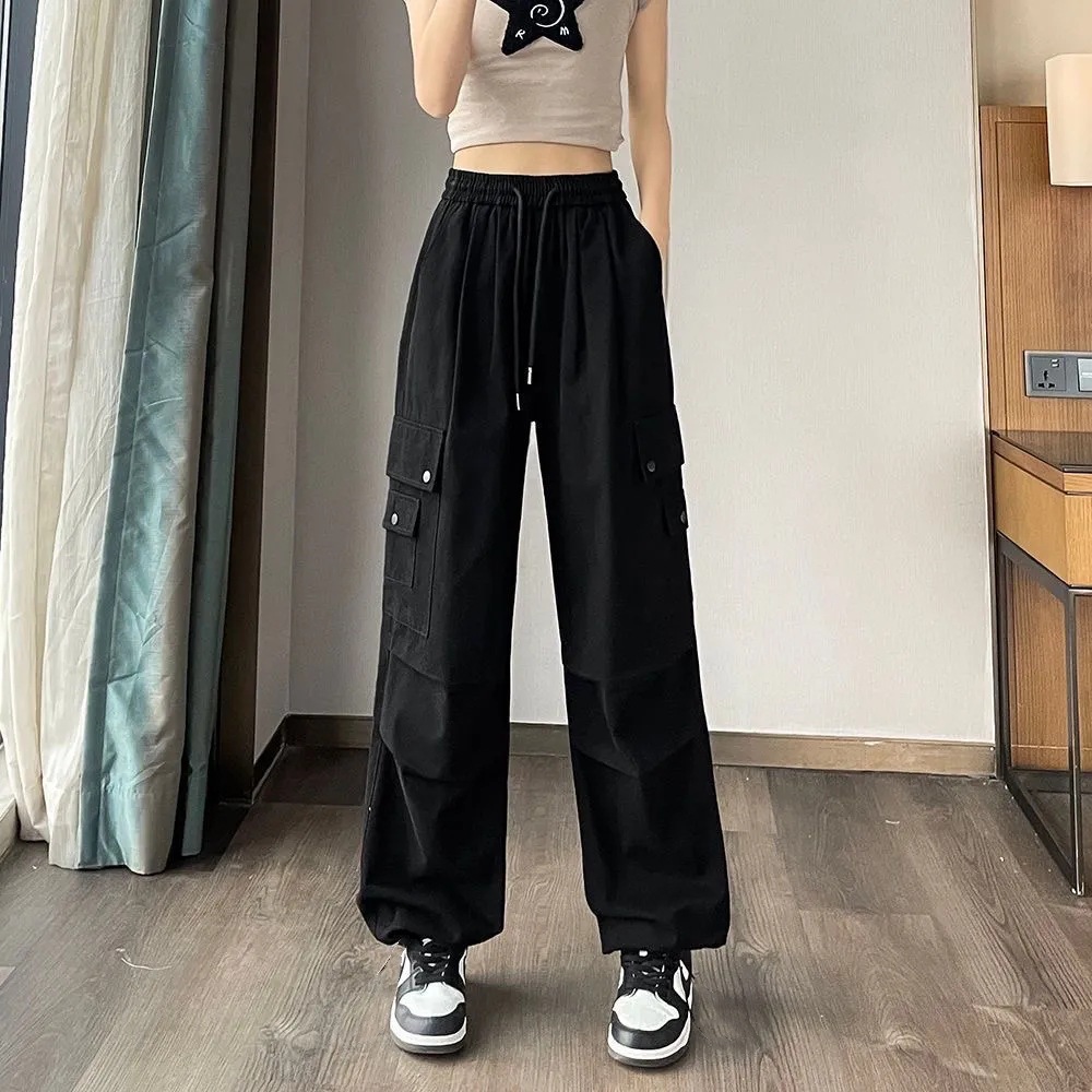Pantalones Cargo Tipo Paracaidista para Mujer de Poliéster