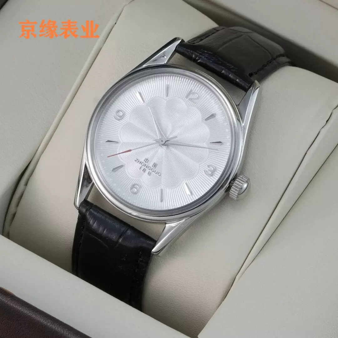 手动上链天津男机械表  超薄防水机械手表