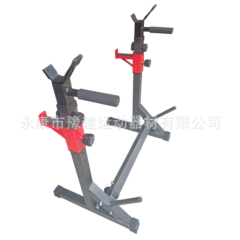 New Weightlifting Squat Rack Home Fitness Equipment Adjustable Barbell Indoor One-Piece Barbell Rack Strength Training Device