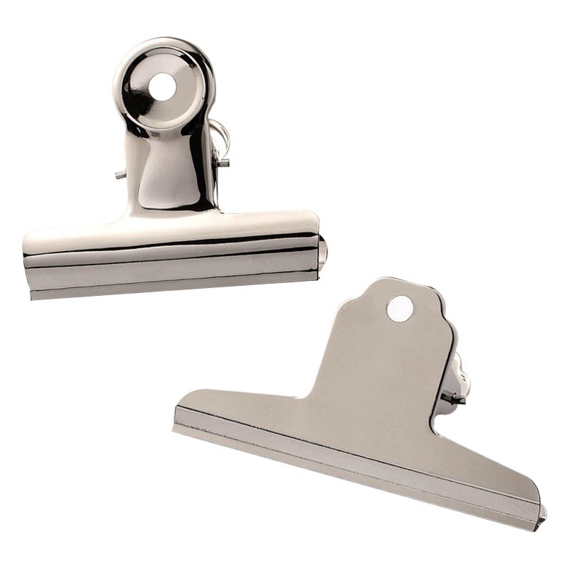 Нержавеющая сталь круглый стальной зажим мощный мульти-размер горный зажим металлический ласточкин хвост зажим для документов канцелярские принадлежности