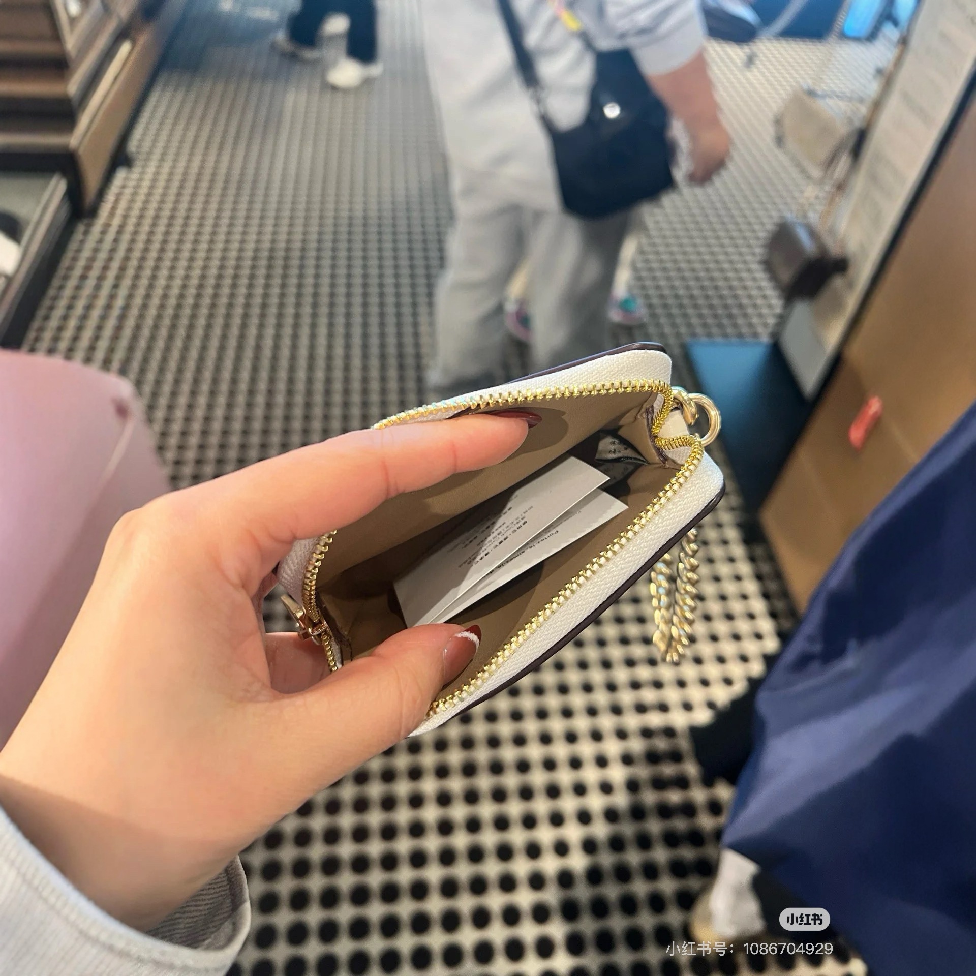 C nuevo bolso de tarjetas de cadena bolso multifuncional bolso de cambio de flores viejas bolsas de mano multipatrón bolso de dama retro europeo y americano