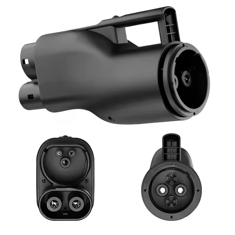 1000V150ACHAdeMOtoCCS2DCEVadapter日转欧新能源汽车插座防水