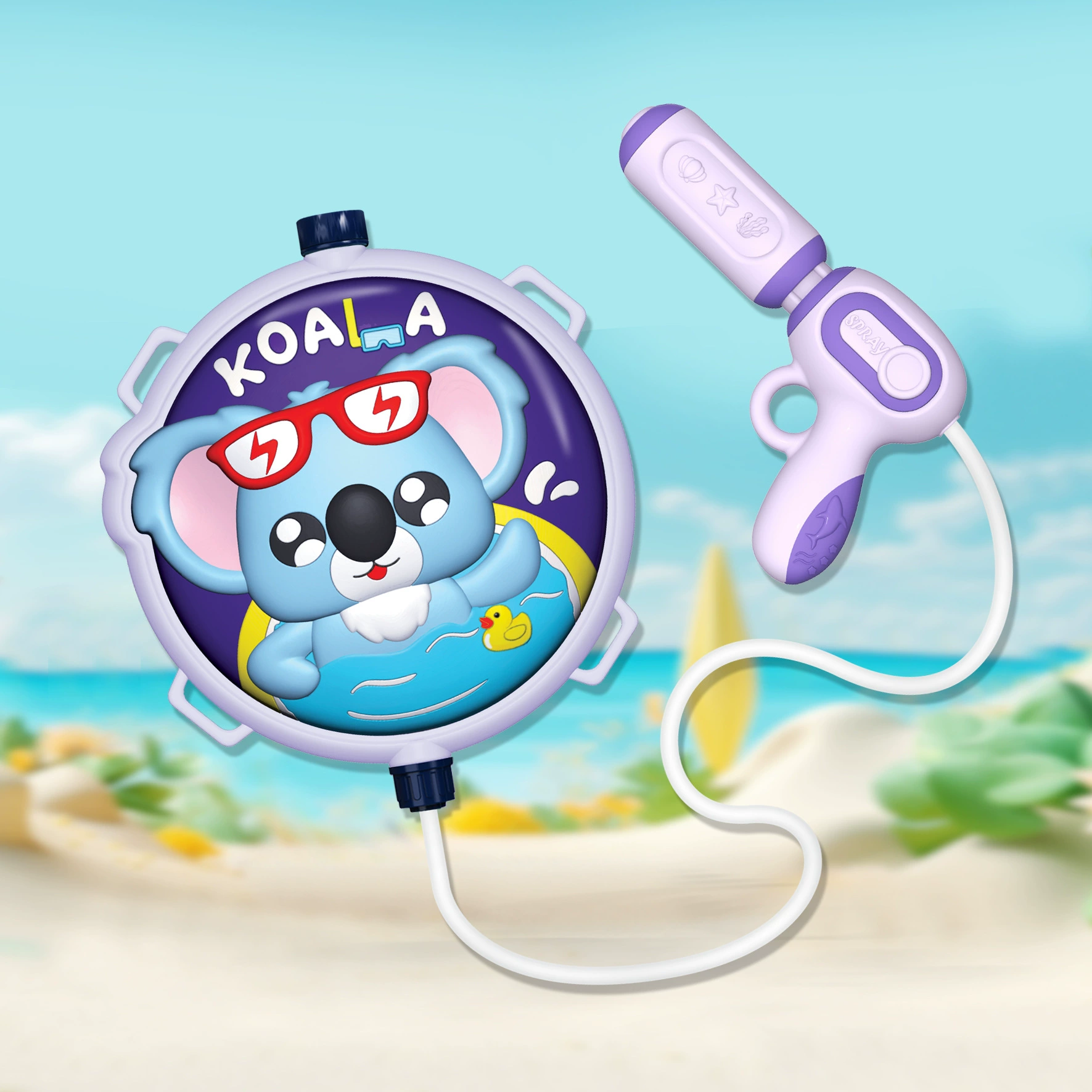 Рюкзак, водяной пистолет, пляжная вместительная игрушка для игры в воде для мальчиков и девочек