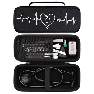 Cross-Border Factory Stethoscope Storage Portable Bag, Household Instrument Handbag, Pregnant Woman Fetal Heart Rate Monitor Storage Bag