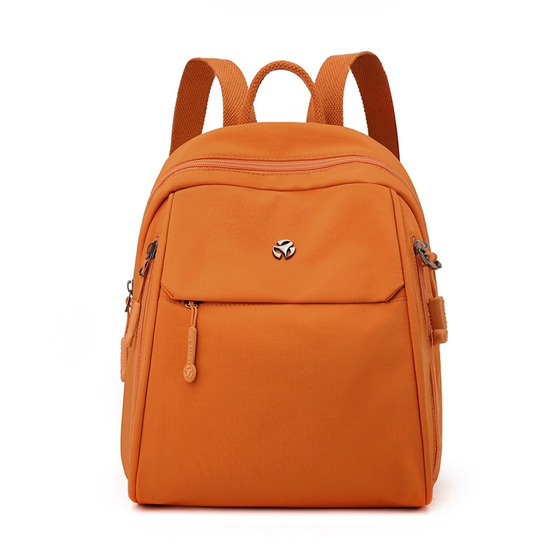 Backpack, nylon water‑repellent, capacious leisure daypack, multiple colors