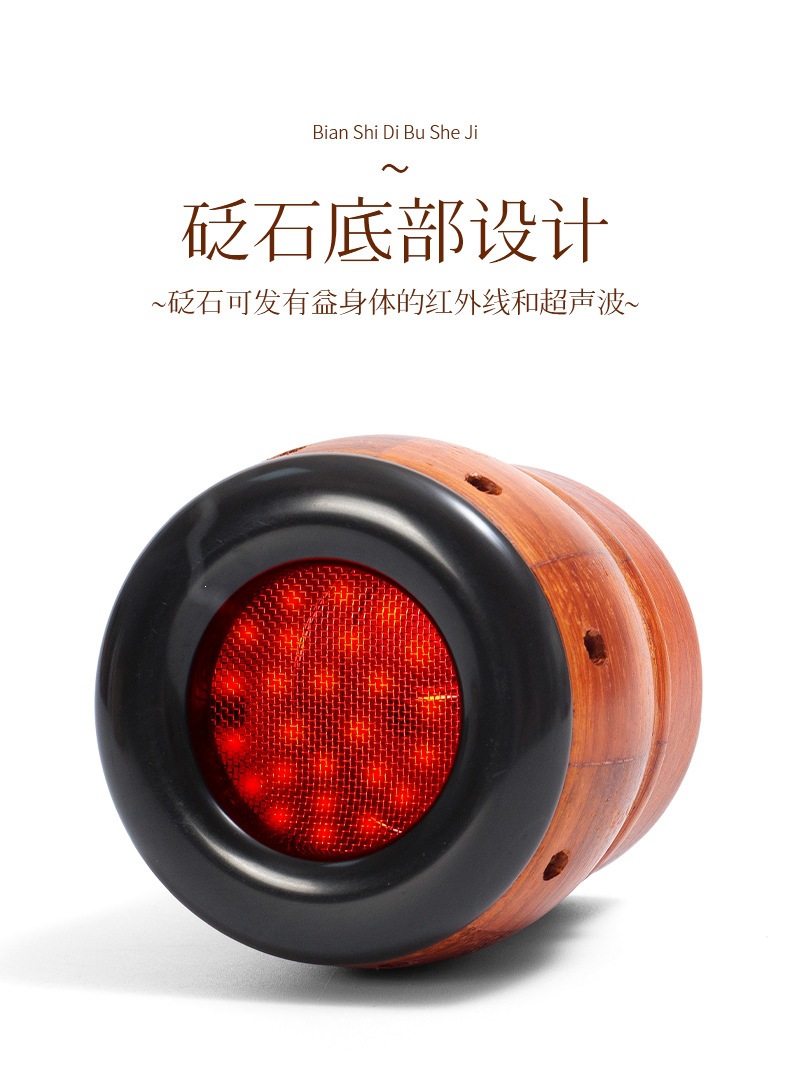 Bian Stone Facial Moxibustion Device with Moxa Sticks Home Facial Warm Compress Beauty Tool quality and texture