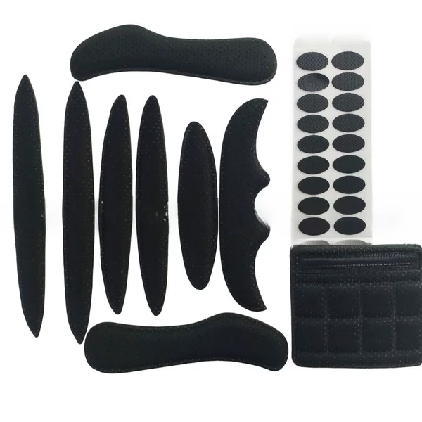 SK-202 Foam Hot Pressed Bicycle Motorcycle Riding Helmet Lining Sponge Inner Pad Chin Pad Velcro