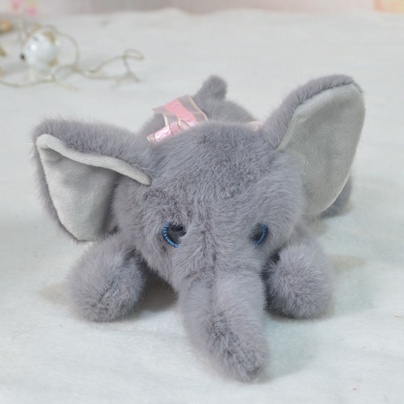 Comercio exterior lindo elefante mentiroso muñeca hipopótamo juguete de peluche regalo de boda máquina de agarre muñeca lote transfronterizo