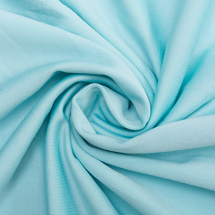 厂家现货100D牛奶丝拉架布料 涤氨针织弹力布 高弹莱卡瑜伽服面料