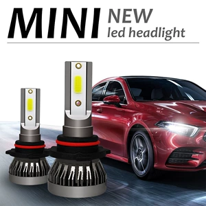 Mini Fansız Avtomobil LED Fənəri H1 H3 H4 H7 H8 H11 LED Duman İşığı