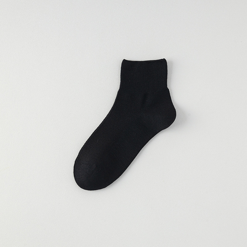 Calcetines de verano para mujer, calcetines finos, malla, transpirables, calcetines de algodón de color sólido, calcetines de confinamiento deshuesados para mujer de verano, calcetines Zhuji