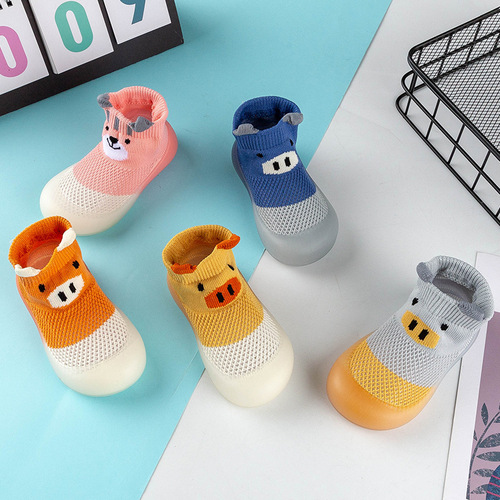 New summer permeable mesh toddler shoes, summer quantity, children's socks, shoes, infant soft sole floor shoes, comfortable and breathable