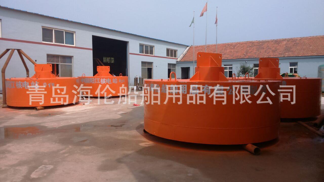 钢制聚氨酯浮球 系泊浮标 拦污拦澡浮标 内湖水质监测浮标