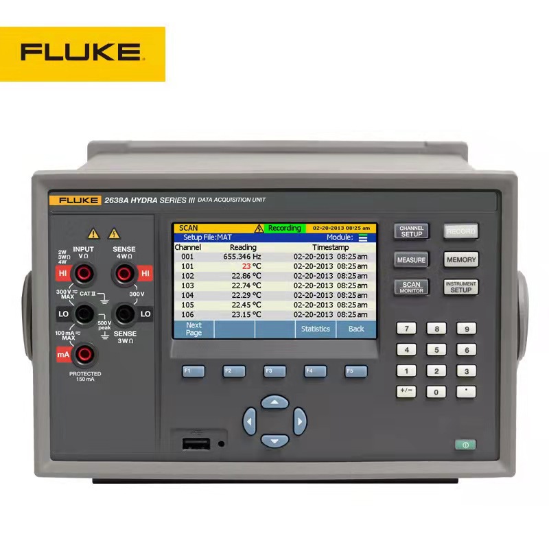 官方正品福禄克Fluke 2638A 20 通道高精度全功能数据采集器现货
