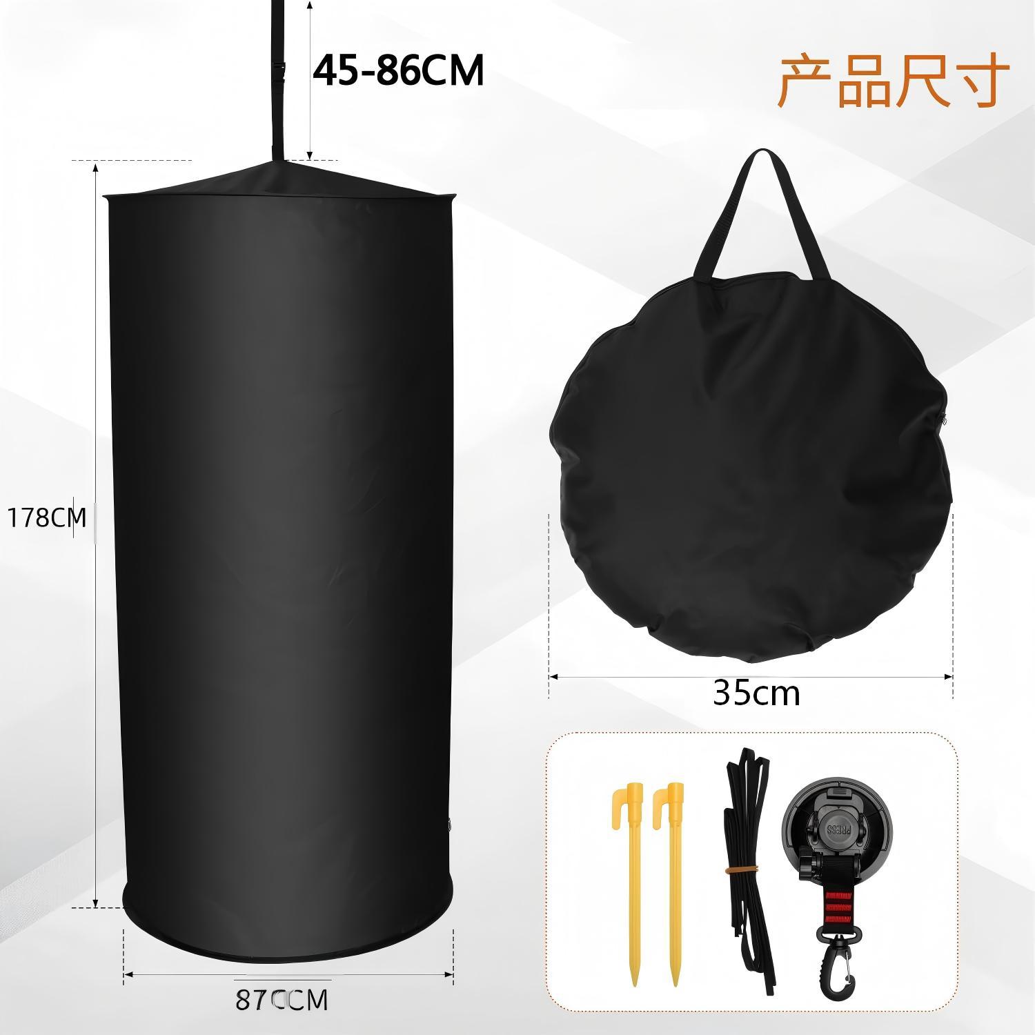 Cross-border car rear shower tent for outdoor camping, quick-open portable outdoor changing and restroom