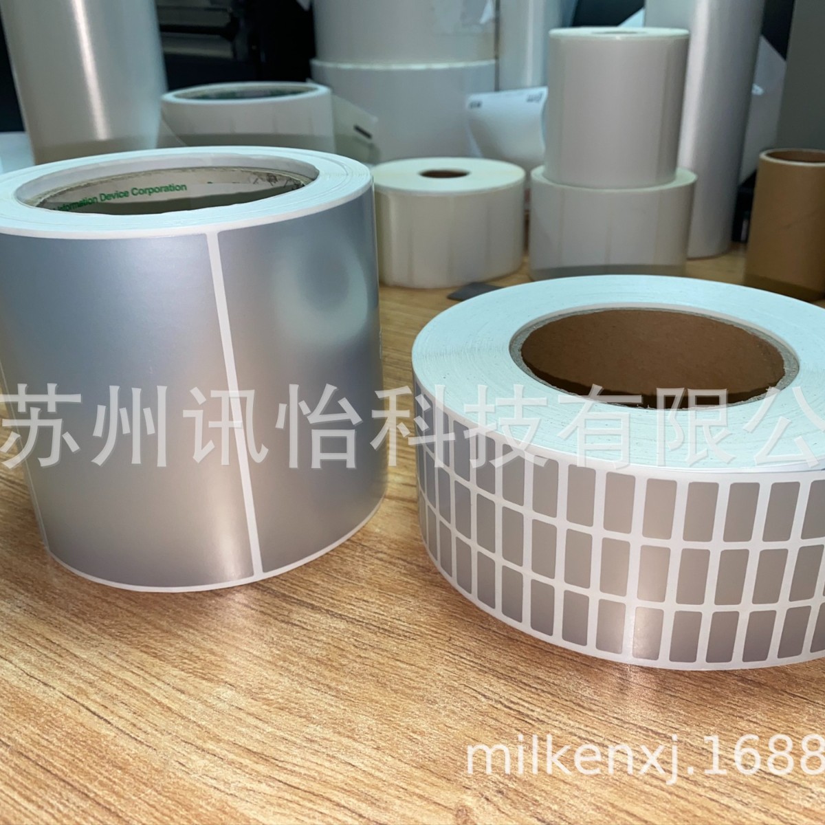 双城市法森太阳能组件标贴模切彩印厂-亚银PET户外电池组件UL铭牌