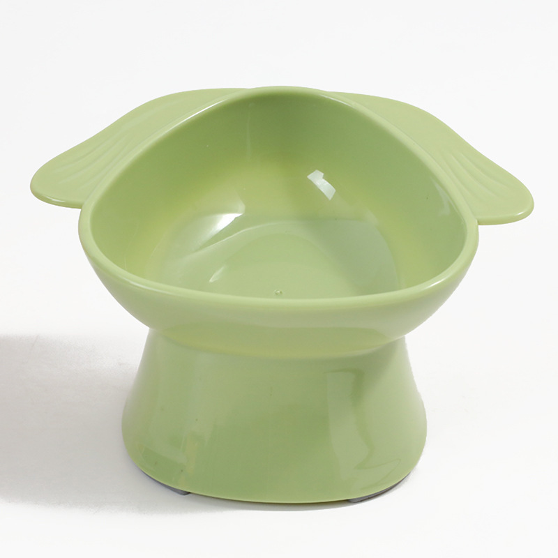 Cuello para gatos original de Hawo Cuenco para gatos Macaron Cuenco para patas de elefante de gran calibre Cuenco para gatos Cuenco para mascotas de plástico alto