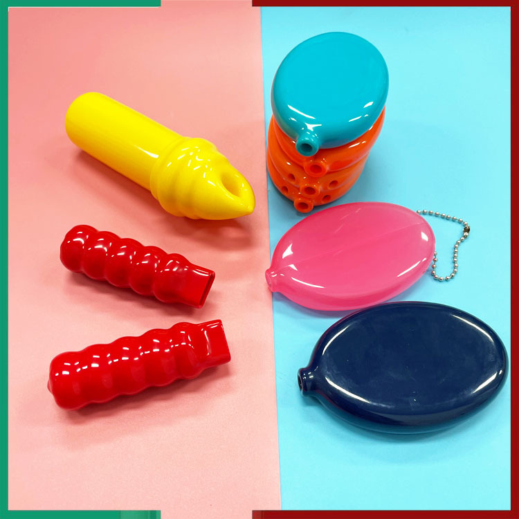 PVC软胶零钱包 挤压式浸塑硬币包 多功能迷你收纳盒 椭圆形