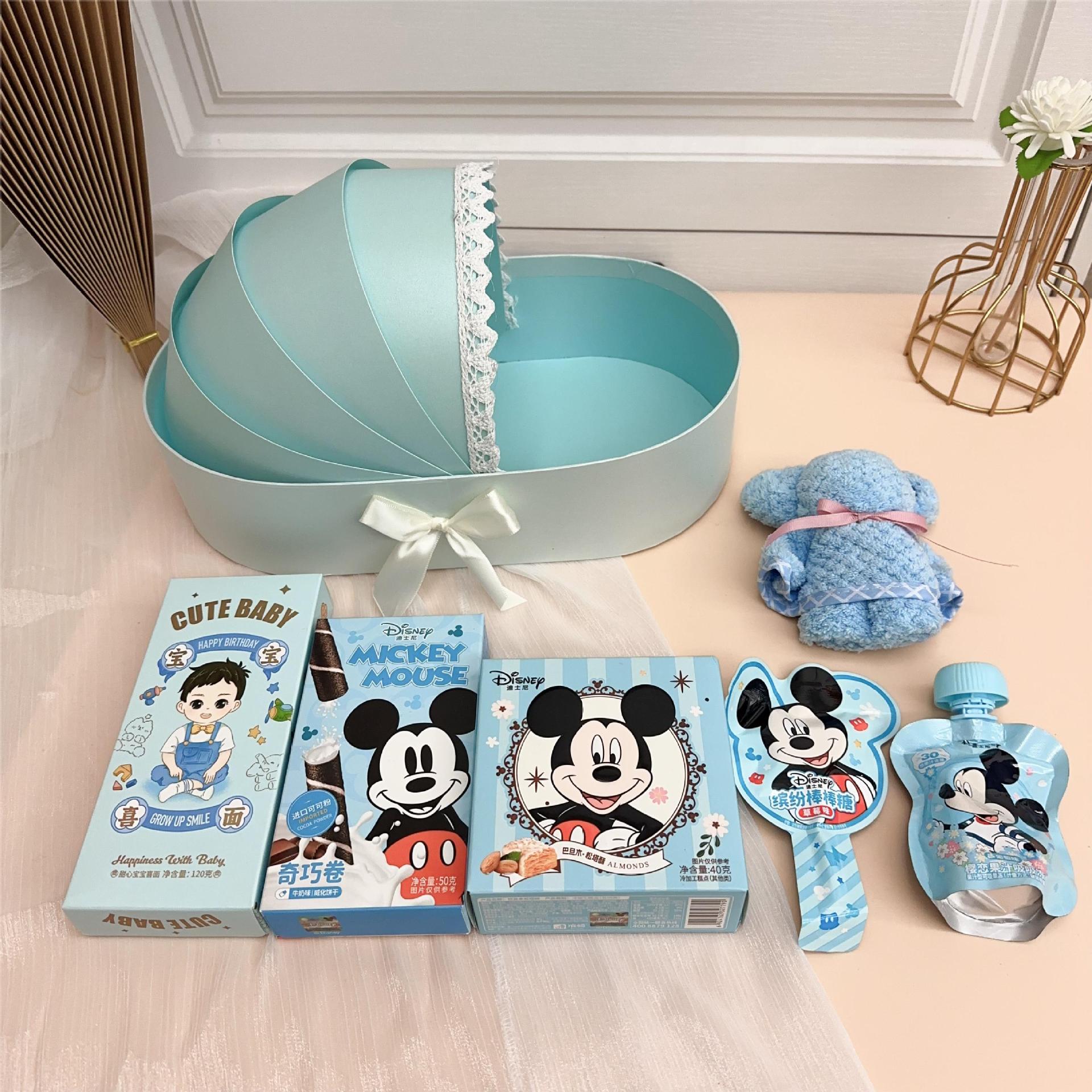 Маленький размер 33*17*8 см; Синий костюм Микки А