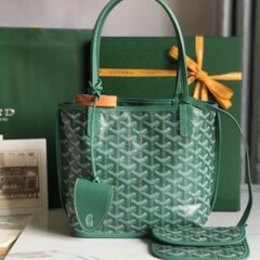 トップGoyardゴヤ犬牙新品犬牙両面ミニトート片肩手提げ脇下バッグショッピングバッグ大