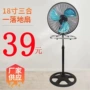 风力三合一摇头立式落地扇