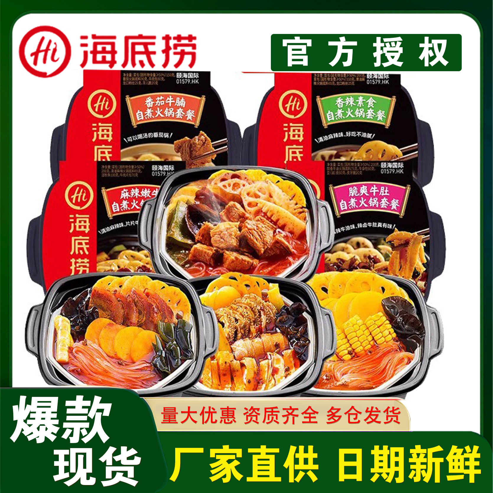 海底捞自热小火锅自热米饭麻辣嫩牛自热锅速食自嗨锅食品自热火锅