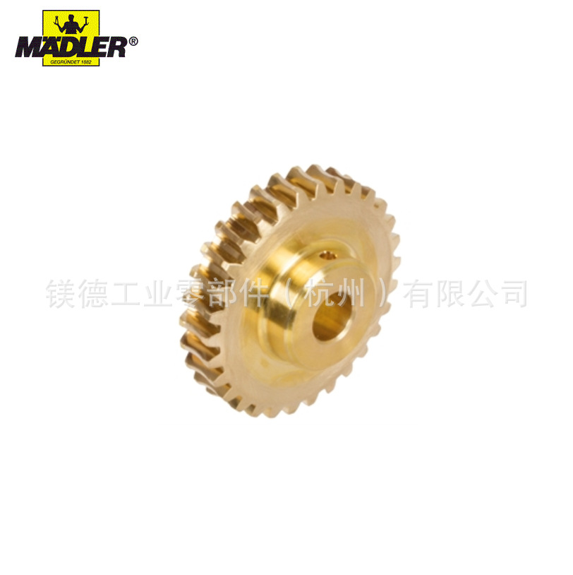 Maedler 精密蜗轮-右旋(蜗轮和空心蜗杆)，中心距17 mm