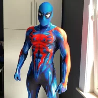 2099 Ultimate Человек-паук Сплошные колготки Человек-паук играет костюм косплей шоу костюм Хэллоуин