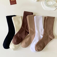 V 38540 Solid Color Long Tube Socks ��ɫ��Ͳ�� �羳��Ӧ