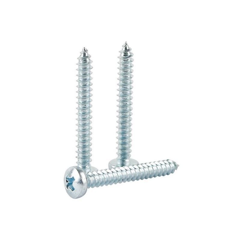 Round Head Self-Tapping Screws St2.2-6.3 Blue-White Zinc Din7981Gb845-85 Pan Head Phillips Self-Tapping Screws