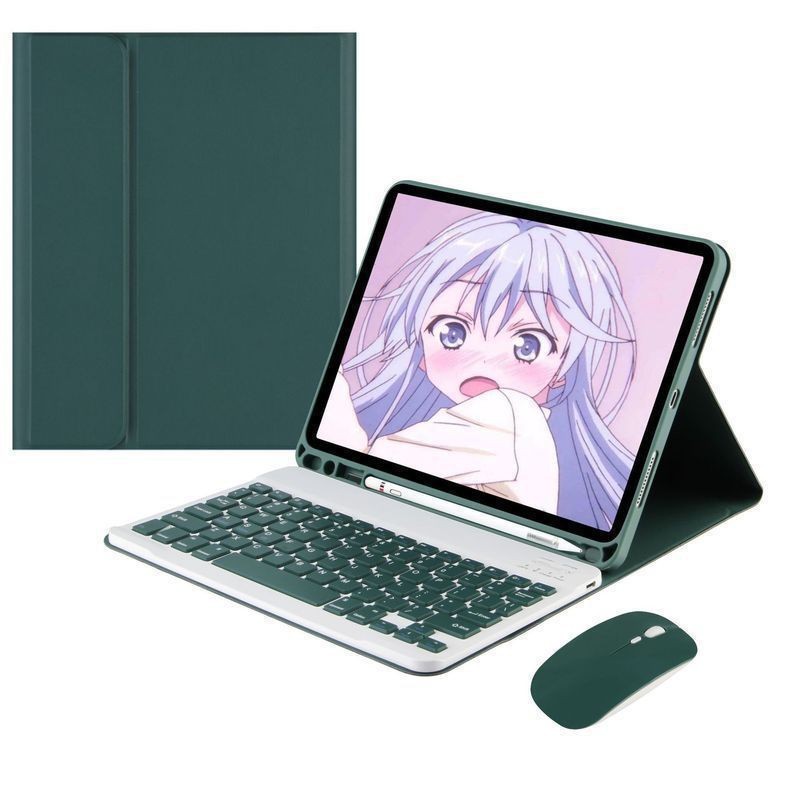 Adecuado para funda protectora para teclado iPad, succión magnética con ranura para bolígrafo air6iPad2024pro11, funda protectora para teclado Bluetooth