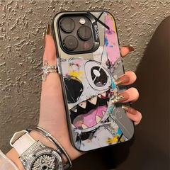 开心史迪仔适用苹果17Promax手机壳iPhone16个性15元气壳14跨境13